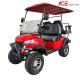 Four Passenger Golf Cart Red Color Electric Golf Cart With LCD Screen