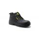 Embossed Action Leather PU Sole Safety Shoes With Steel Toe And Steel Plate