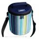 Cylindric Insulated Cooler Bags , Portable Wine Cooler Bag Top Round Zipper