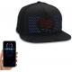 700mAh Battery Bluetooth LED Hat APP Control USB Rechargeable