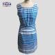 Fashion white and blue sexy clothing clothes ladies dress for women