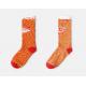 Trendy Funny Women's Novelty Socks Knitted Technics With Cotton / Polyester Material