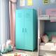 Home Bedroom Double Door Size Colorful Storage Cabinet Lockers For Children