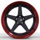 19 Inch 3 Piece Forged Rims ET25 Three Piece Racing Wheels