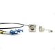 4 Core ODC Plug / Socket To LC Fiber Optical Patch Cord Cable Assembly