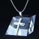 Fashion Top Trendy Stainless Steel Cross Necklace Pendant LPC293