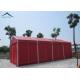 8m * 10m Party Marquee Tents With Red PVC Fabric For Outdoor Events