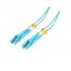 OM3 50/125um Fiber Patch Cord LC To LC Multimode 2.0mm Duplex Data Center Fiber Optic Cable