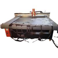 1625 Leather Foam Cnc Textile Cutting Machine With Big Power Round Knife