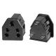 Universal Grounded India Type D Travel Power Plug Adapter Electrical Sockets 6A 240V AC 3 Pin Triangular Outlet 50 Hz