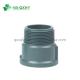 UV Protection Grey Color PVC NBR Male Adapter for Water Supply Connection Efficiency
