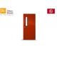 Gal. Steel Fire Rated Exterior Pair Door For Apartment/ Steel Insulated Fire Door/ 1 Hour Fire Rating