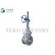 Bevel Gear Opeartion Wedge Gate Valve , Bolted Bonnet End Gate Valve For Water Service