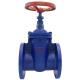 DN100 Cast Iron Dark Rod Gate Valve with Manual Operation and Double Flange Connection