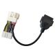Stable 30cm OBD2 Scanner Cable For Car 26 Pin PVC PE Material