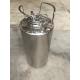 Eco Friendly Material 5 Gallon Ball Lock Keg With Pressure Relief Valve And Lids