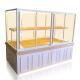Modern Design Pastry Display Case , Glass Bakery Display Case Customized Size