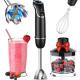 800W Kitchen Hand Blender 4 In 1 With Turbo Mode / 4 Stainless Steel Blades