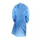 Waterproof Ultrasonic sealing seams Navy Blue SMS Fluid Resistant Gowns