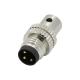 Nickel Plated M8 6Pin Connector Copper Material IP67 Waterproof