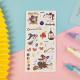 Laminating Custom Paper Stickers Cute Stationery Stickers 80gram For Prize Gift