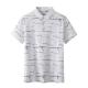 Stripe Business OEM T Shirts Comfortable Short Sleeve POLO Shirt For Men