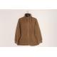 Ladies Sports Coats And Jackets Clothing Taupe Zip Up Fleece Jacket