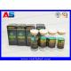 Pharmaceutical Peptide Sarms Paper Vial Packaging Box Hologram Logo UV Coating 10ml bottle labels