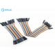 Rainbow Flat Flex Cable 1P - 1P 20 Pin Dupont 2.54 Male To Male 20 Pin Dupont 2.54mm