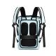 Laptop RPET Backpack Portable Roll Top Travel Backpack With Breathable Back Padding