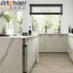 Customized Color Smart Home Plywood Modular Cupboard Wood PVC Modern Design Drawer Sliding Basket Kitchen Pantry Cabinet
