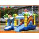 Commercial 0.55mm Vinyl Inflatable Bouncer Slide Fire Retardant And Water - Proof