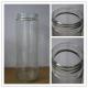 High Capacity Round Glass Jar in Storage Bottle