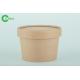 Biodegradable sturdy kraft paper round hot and cold drinks cups 350ml