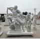 Museum exhibition marble sculptures Laocoon replica stone statue,stone carving supplier