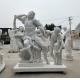Museum exhibition marble sculptures Laocoon replica stone statue,stone carving supplier