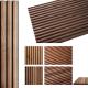 Exhibition Embossed MDF 3D Wall Panels Wear Resist
