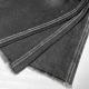 Sulfur Raw Black Twill Denim Textile 12 oz 170cm