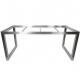 Brushed Polished Stainless Steel Dining Table Frame And Legs