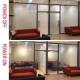 Frosted Privacy Smart PDLC Glass Film Polymer Dispersed Liquid Crystal