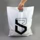 14x17 White Black Die-cut handle mailing bag, Plastic carry Bags, Gift Bags, Glossy Bags, , Bags with your own logo
