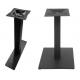 Pedestal Powder Coated Bar Table Legs Mild Steel Table Bases For Commercial Furniture