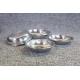 Hotel tableware restaurant dishes small plates 9.5cm small stainless steel snack serving dish for hotel catering