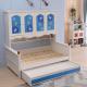 multi-functional 4 cloth cabinets blue children bed