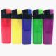 Transparent Electric Lighter for Disposable Custom Cigarettes Plastic Gas Encendedor