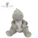 ODM Soothing Stuffed Animal Embroidery Logo Grey Dinosaur Plush CE