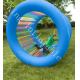 PVC Kid Outdoor Colorful Inflatable Rolling Wheel With Air Pump