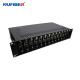 Fiber Media Converter Chassis Accessories 19''2U 14slots Media Converter Rack Mount Chassis 2 Power Supply