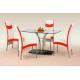 modern design rectangle dining table and chairs xydt-0013