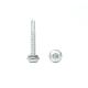 Oval Head Stainless Steel SUS410 Self Drilling Tek Screw With Epdm Washers For Roofing
